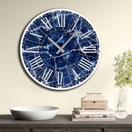 Wallity Reloj decorativo de MDF Multicolor 50 cm